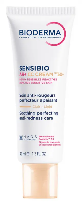 BIODERMA Sensibio AR+ CC krém SPF50+ (40 ml)