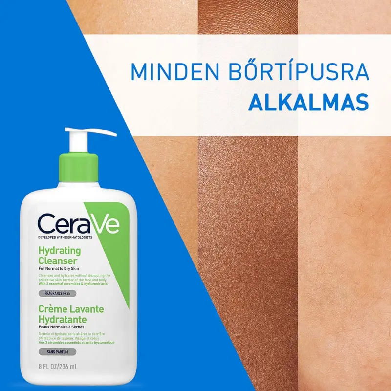 Hidratáló tisztító krém 236 ml
