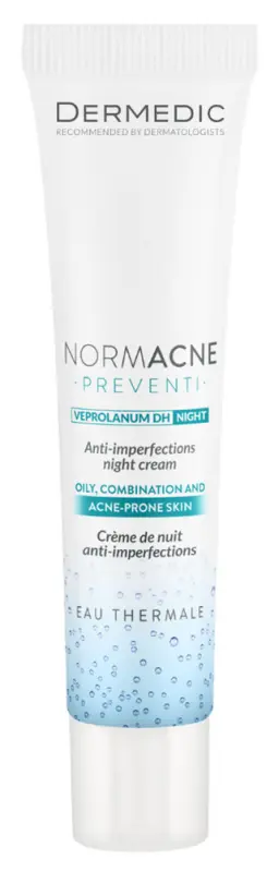 DERMEDIC Normacne Éjszakai krém a bőrhibák csökkentésére 40 ml