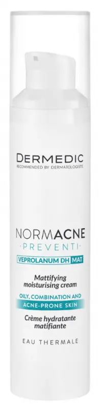 DERMEDIC Normacne Mattító hidratáló nappali krém 40 ml DERMEDIC Normacne Mattító hidratáló nappali krém 40 ml
