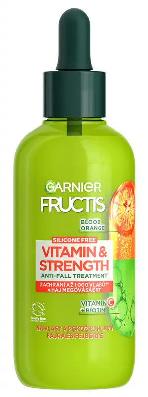 GARNIER Fructis Vitamin & Strength hajerősítő szérum (125 ml) GARNIER Fructis Vitamin & Strength hajerősítő szérum (125 ml)