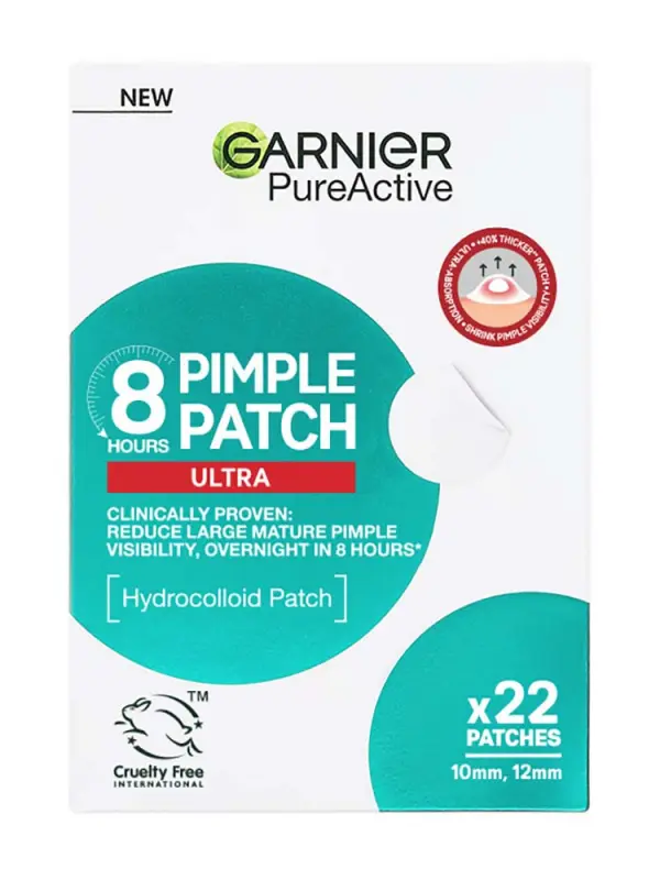 GARNIER Pure Active Akár 8 órás ultra pattanás elleni tapasz 22 db