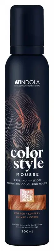 INDOLA Color Style Mousse Copper 200 ml INDOLA Color Style Mousse Copper 200 ml