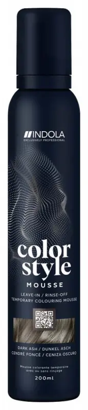 INDOLA Color Style Mousse Dark Ash 200 ml INDOLA Color Style Mousse Dark Ash 200 ml