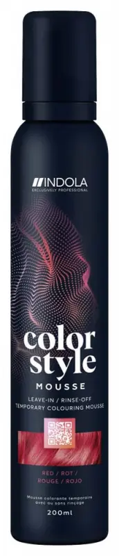 INDOLA Color Style Mousse Red 200 ml INDOLA Color Style Mousse Red 200 ml