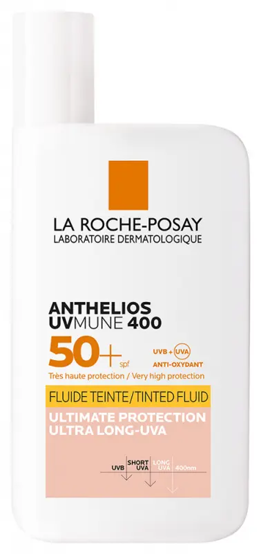 LA ROCHE-POSAY Anthelios UVMUNE 400 Színezett fluid SPF50+ (50 ml) LA ROCHE-POSAY Anthelios UVMUNE 400 Színezett fluid SPF50+ (50 ml)