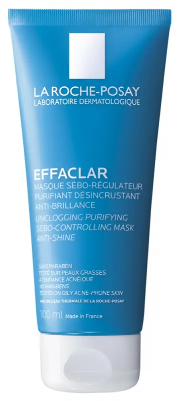 LA ROCHE-POSAY Effaclar Faggyúszabályozó Arcmaszk 100 ml