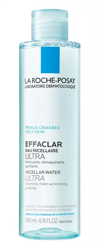LA ROCHE-POSAY Effaclar Micellás arctisztító ultra (zsíros bőrre) 200 ml
