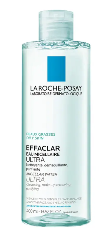 LA ROCHE-POSAY Effaclar Micellás arctisztító ultra (zsíros bőrre) 400 ml