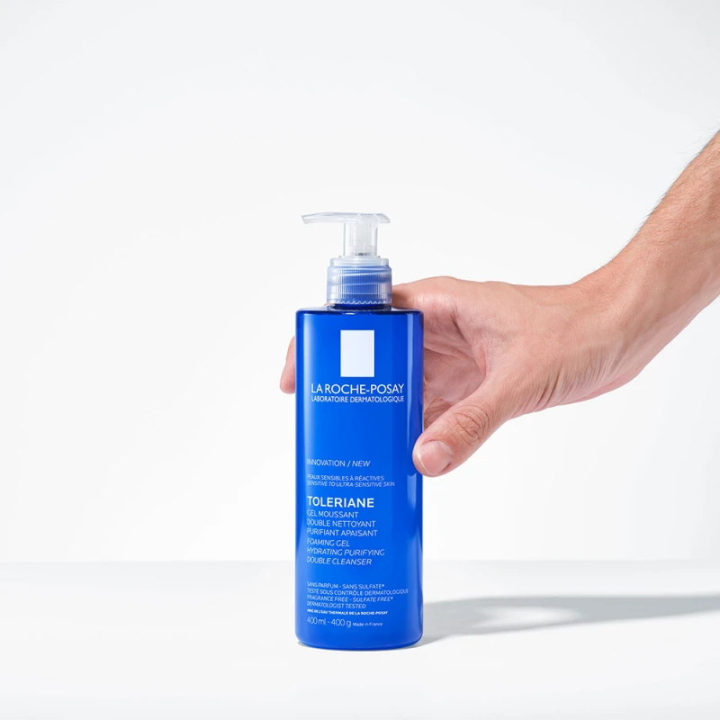 Toleriane habzó arctisztító gél - Illatanyagmentes 400 ml