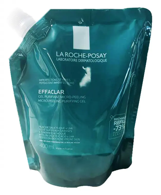 LA ROCHE-POSAY Effaclar Duo Mikro-hámlasztó tisztító gél utántöltő 400 ml