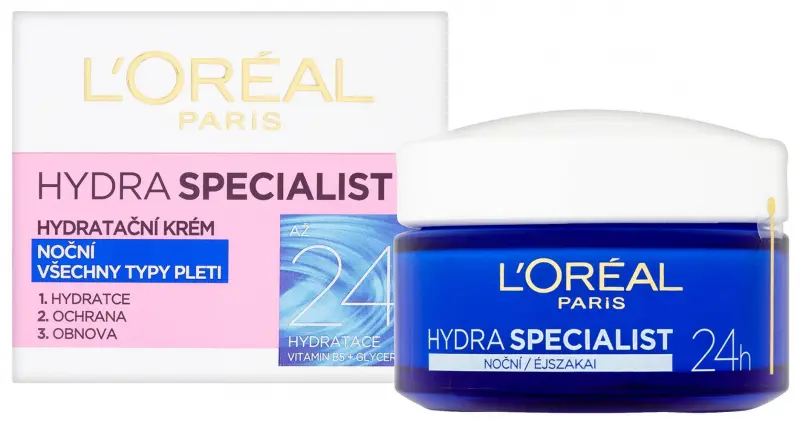 L'ORÉAL PARIS Hydra Specialist éjszakai arckrém 50 ml