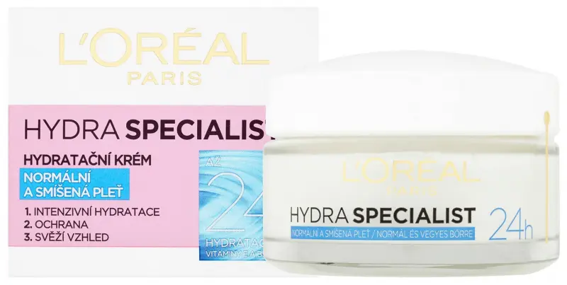 L'ORÉAL PARIS Hydra Specialist nappali arckrém - normál és vegyes bőrre 50 ml L'ORÉAL PARIS Hydra Specialist nappali arckrém - normál és vegyes bőrre 50 ml