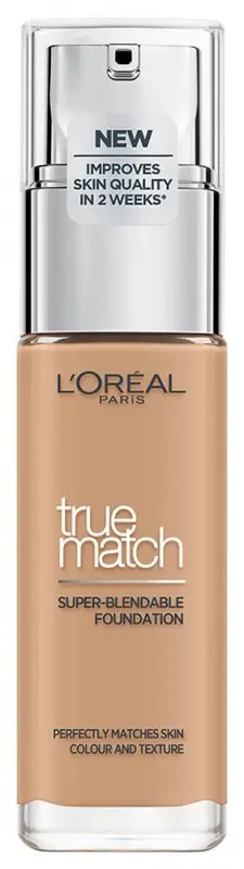 L'ORÉAL PARIS True Match bőrtónushoz igazodó alapozó, 5N Sand (30 ml)