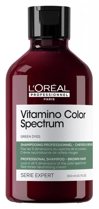 L'ORÉAL PROFESSIONNEL Vitamino Color Spectrum Pigmentált zöld sampon 300 ml L'ORÉAL PROFESSIONNEL Vitamino Color Spectrum Pigmentált zöld sampon 300 ml