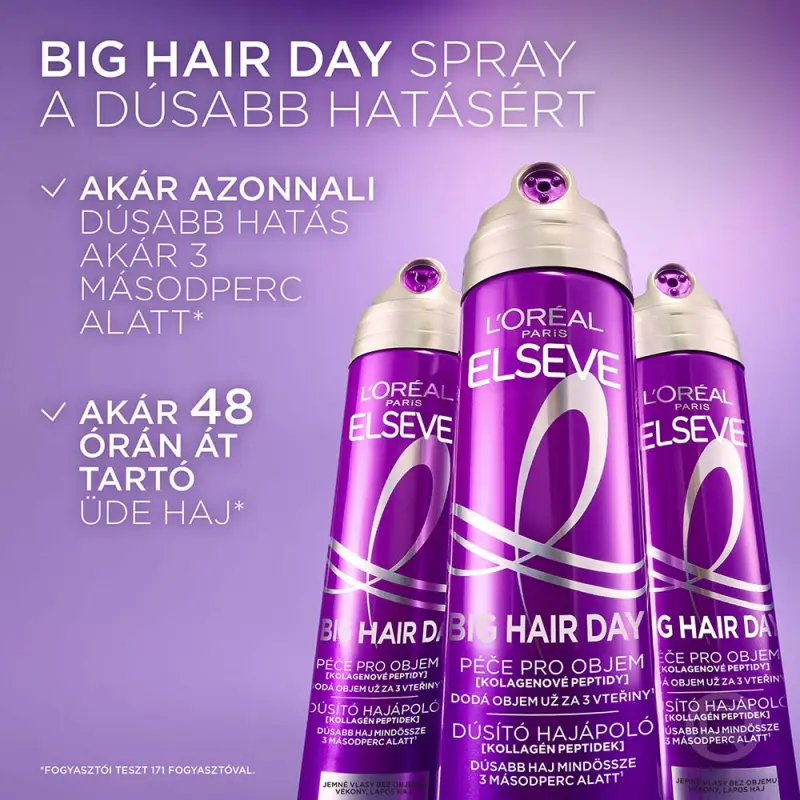 Elseve Big Hair Day Dúsító hajápoló 200 ml