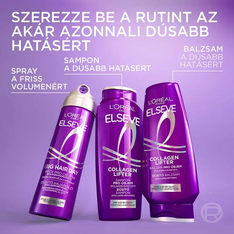 Elseve Big Hair Day Dúsító hajápoló 200 ml