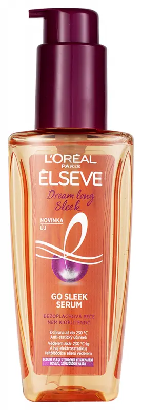 L'ORÉAL PARIS Elseve Dream Long Go Sleek nem kiöblítendő szérum hosszú, szöszösödő hajra 100 ml L'ORÉAL PARIS Elseve Dream Long Go Sleek nem kiöblítendő szérum hosszú, szöszösödő hajra 100 ml