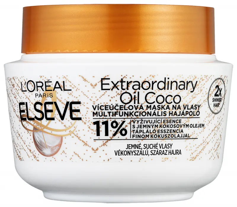 L'ORÉAL PARIS Elseve Extraordinary Oil Coco hajpakolás kókuszolajjal 300 ml