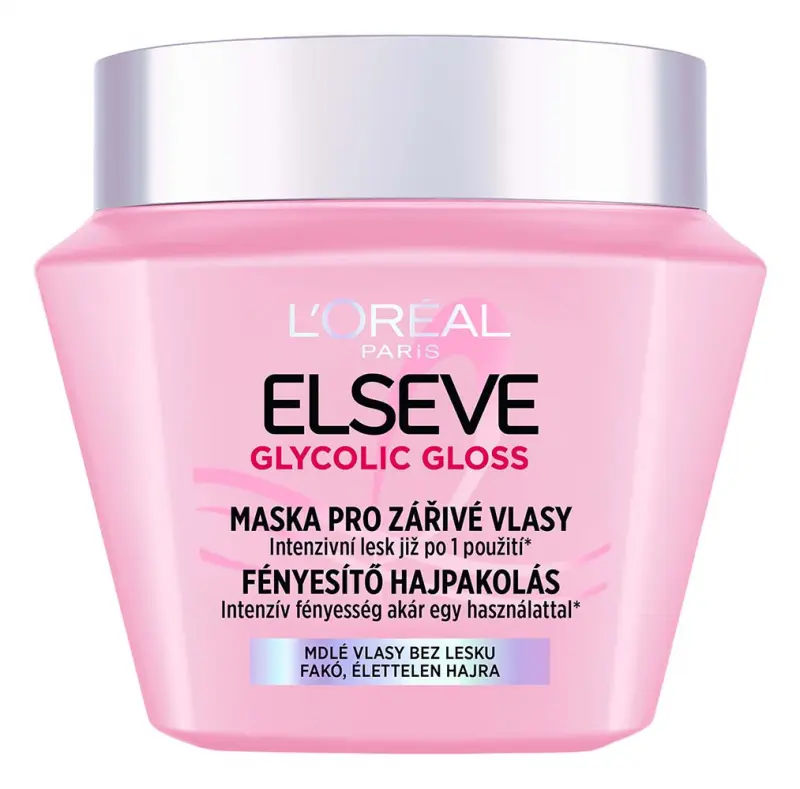 L'ORÉAL PARIS Elseve Glycolic Gloss Fényességet aktiváló maszk 300 ml L'ORÉAL PARIS Elseve Glycolic Gloss Fényességet aktiváló maszk 300 ml