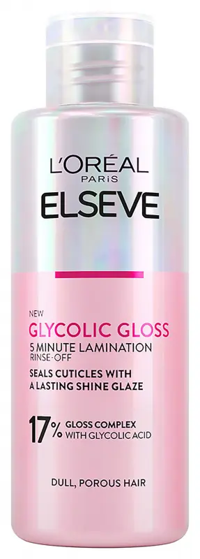 L'ORÉAL PARIS Elseve Glycolic Gloss kiöblítendő hajápoló glikolsavval 200 ml