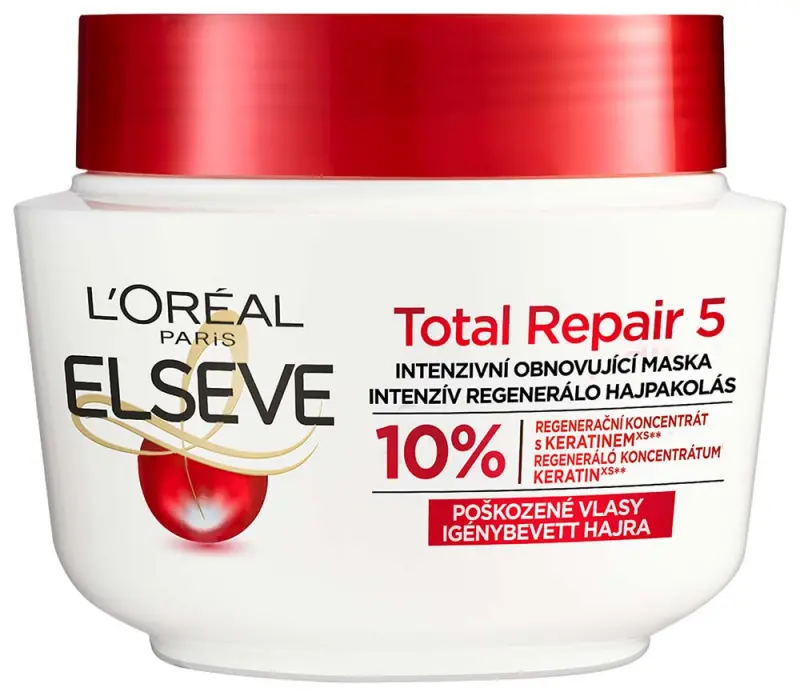L'ORÉAL PARIS Elseve Total Repair 5 regeneráló hajpakolás 300 ml