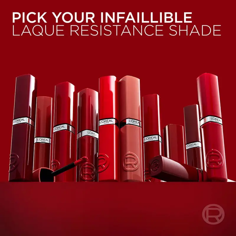 Infaillible Laque Resistance 600 Le Nu Rose folyékony ajakrúzs 4,3 ml