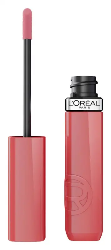 L'ORÉAL PARIS Infaillible Laque Resistance 600 Le Nu Rose folyékony ajakrúzs 4,3 ml