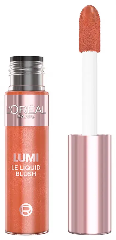 L'ORÉAL PARIS Lumi Liquid Blush Glowy 627 Warm Peach arcpirosító 10 ml