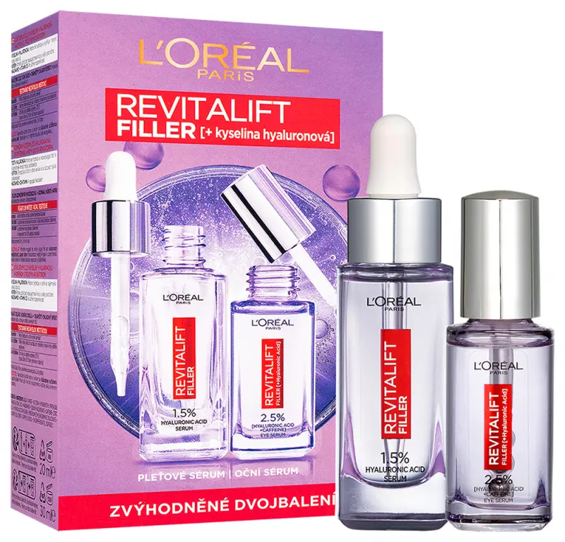 L'ORÉAL PARIS Revitalift Filler szérum Duopack (30+20 ml) L'ORÉAL PARIS Revitalift Filler szérum Duopack (30+20 ml)