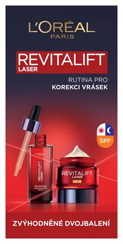 L'ORÉAL PARIS Revitalift Laser szérum+Revitalift Laser SPF25 krém (30+50 ml) L'ORÉAL PARIS Revitalift Laser szérum+Revitalift Laser SPF25 krém (30+50 ml)