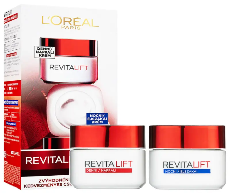 L'ORÉAL PARIS Revitalift nappali és éjszakai krém csomag (50+50 ml) L'ORÉAL PARIS Revitalift nappali és éjszakai krém csomag (50+50 ml)