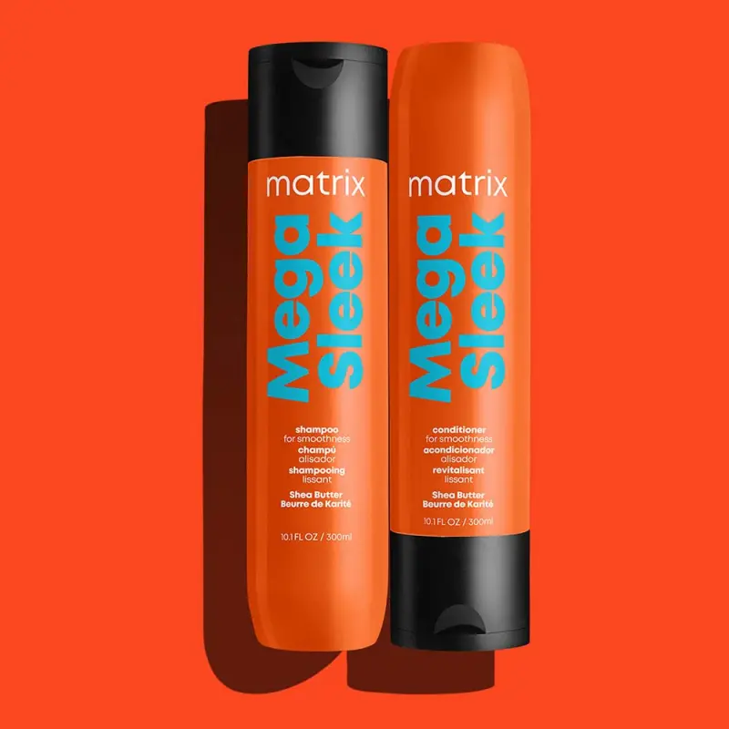 Mega Sleek Sampon nehezen kezelhető, szöszösödő hajra 300ml