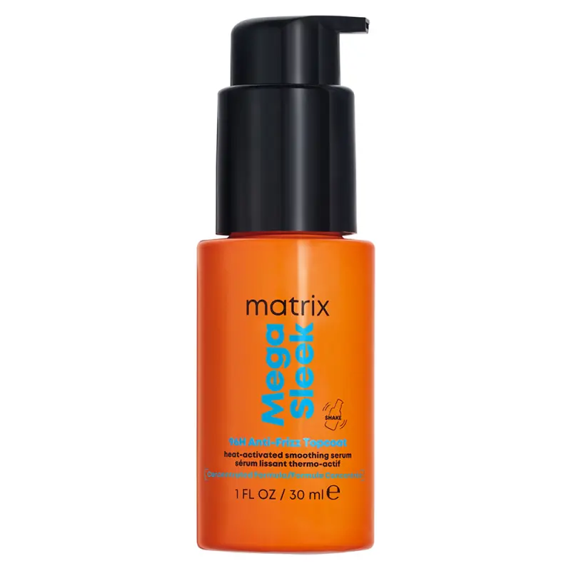 MATRIX Mega Sleek Topcoat Simaságot biztosító szérum nehezen kezelhető, szöszösödő hajra 30 ml