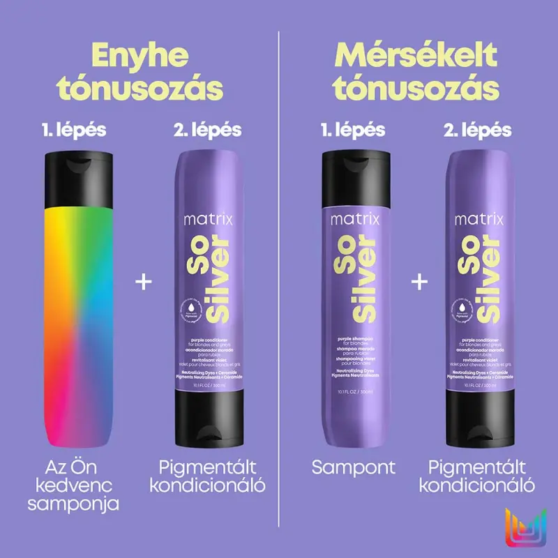 So Silver Kondicionáló semlegesítő és hidratáló hatással 300 ml