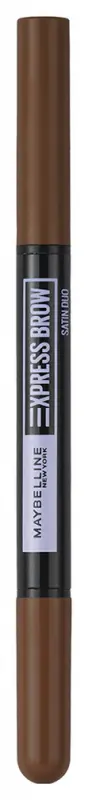 MAYBELLINE Express Brow Duo kétvégű szemöldökformázó NU 02 Med Brown (8,8 g)