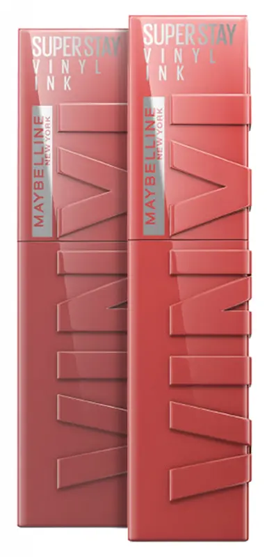 MAYBELLINE Maybelline Superstay Vinyl Ink Cheeky & Peachy csomag (4,2+4,2 ml) MAYBELLINE Maybelline Superstay Vinyl Ink Cheeky & Peachy csomag (4,2+4,2 ml)