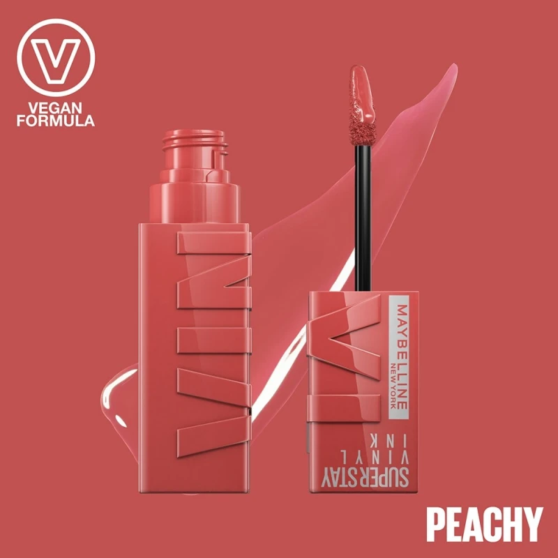 Superstay Vinyl Ink 15 Peachy folyékony ajakrúzs (4 ml)