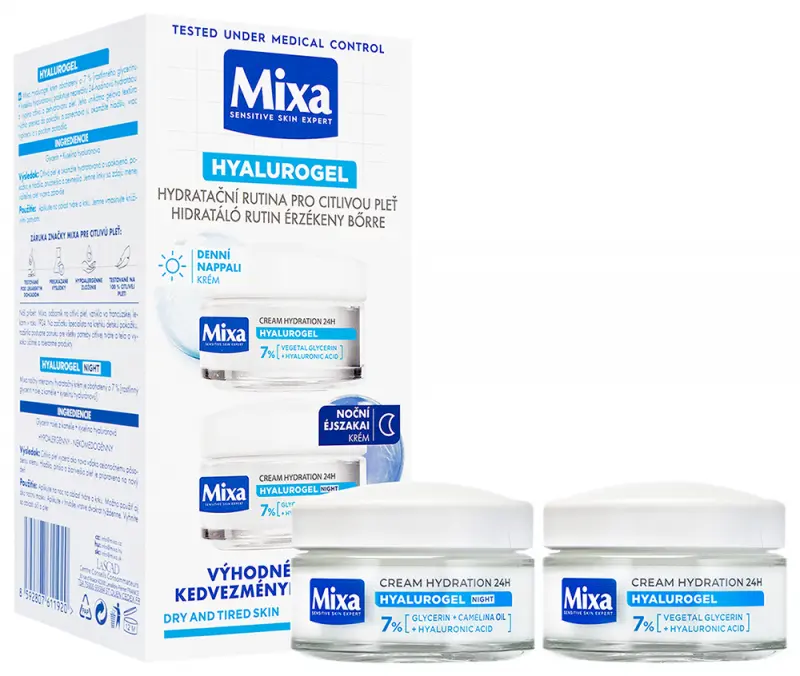 MIXA Hyalurogel Nappali & Éjszakai Duopack (50 + 50 ml)