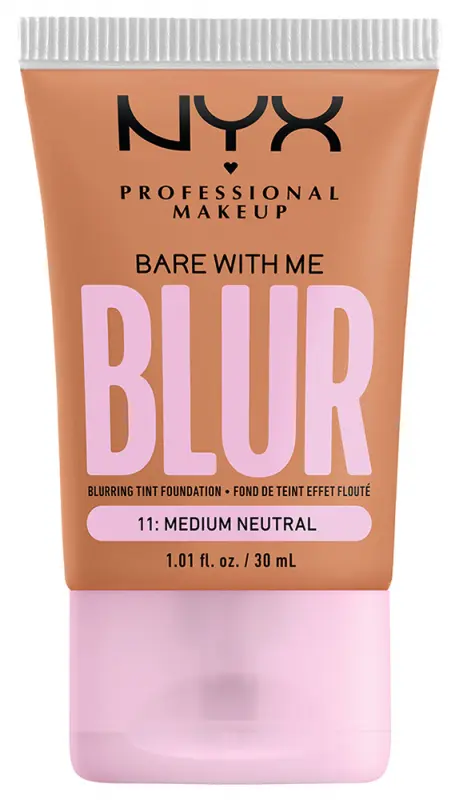 NYX PROFESSIONAL MAKEUP Bare With Me Blur Tint Foundation - Medium Neutral (30 ml)