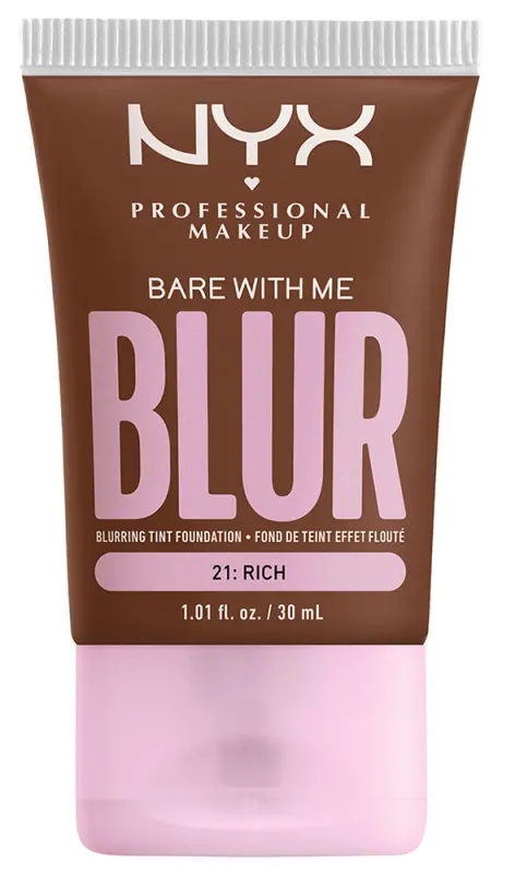 NYX PROFESSIONAL MAKEUP Bare With Me Blur Tint Foundation - Rich (30 ml)