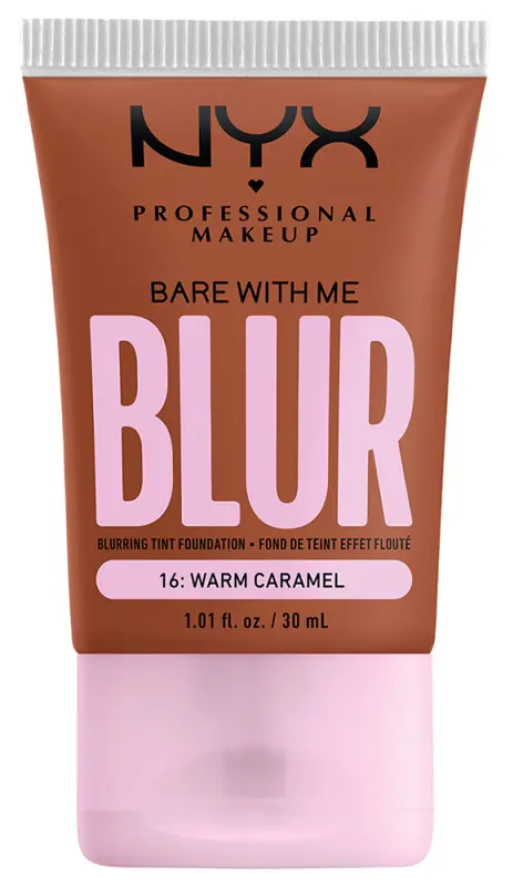NYX PROFESSIONAL MAKEUP Bare With Me Blur Tint Foundation - Warm Caramel (30 ml)
