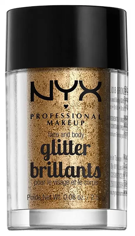 NYX PROFESSIONAL MAKEUP Face & Body Glitter - Bronze (2,5 g)