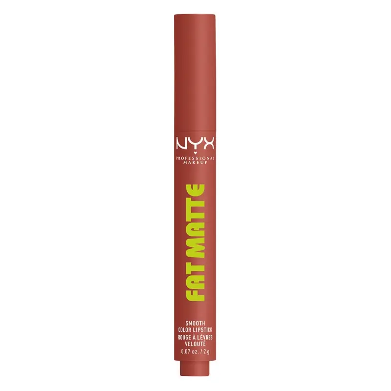 NYX PROFESSIONAL MAKEUP Fat Matte Smooth Color Lipstick matt hatású ajakrúzs 04 Rose Robe 2 g