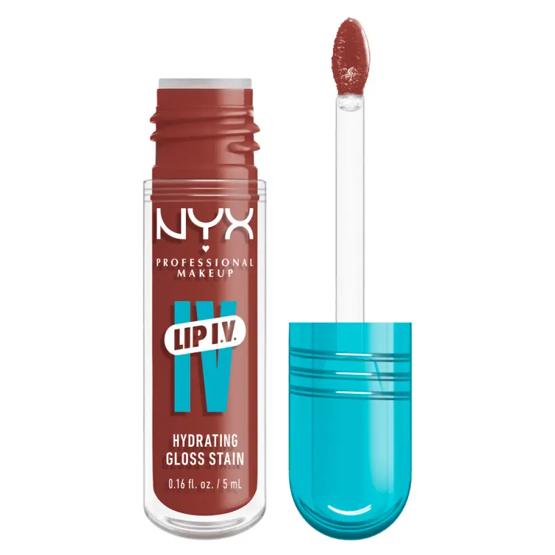 NYX PROFESSIONAL MAKEUP Lip IV Hydrating Gloss Stain - 18 Drippin' Nude 5 ml