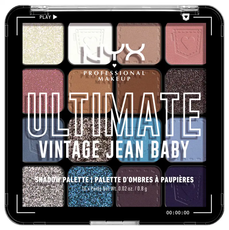 NYX PROFESSIONAL MAKEUP Ultimate Shadow Palette - Vintage Jean Baby