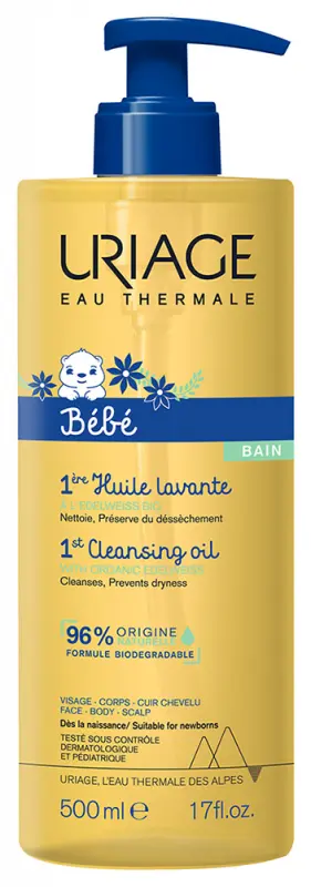 Uriage BABA Olajos fürdető/tusfürdő 500 ml