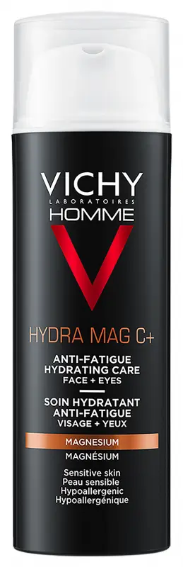 VICHY Homme Hydra Mag C+ hidratáló + szemkörnyékápoló krém férfiaknak 50 ml