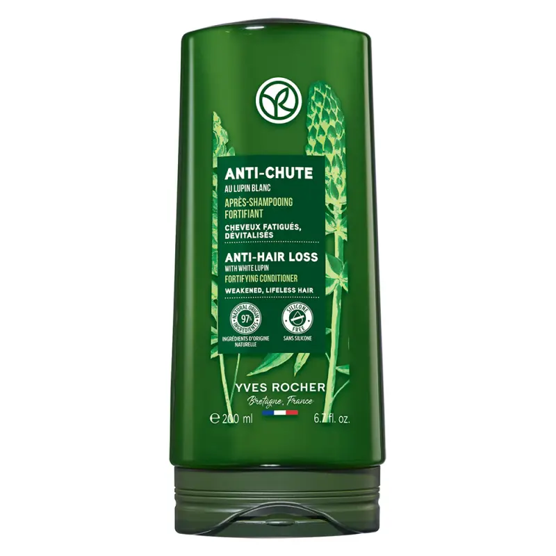 YVES ROCHER Hajhullás elleni balzsam fehér csillagfürt virággal 200 ml YVES ROCHER Hajhullás elleni balzsam fehér csillagfürt virággal 200 ml